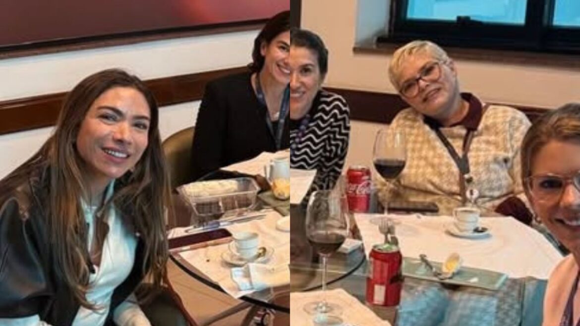 😱 Clã Abravanel reunido! Cíntia posta foto rara com irmãs