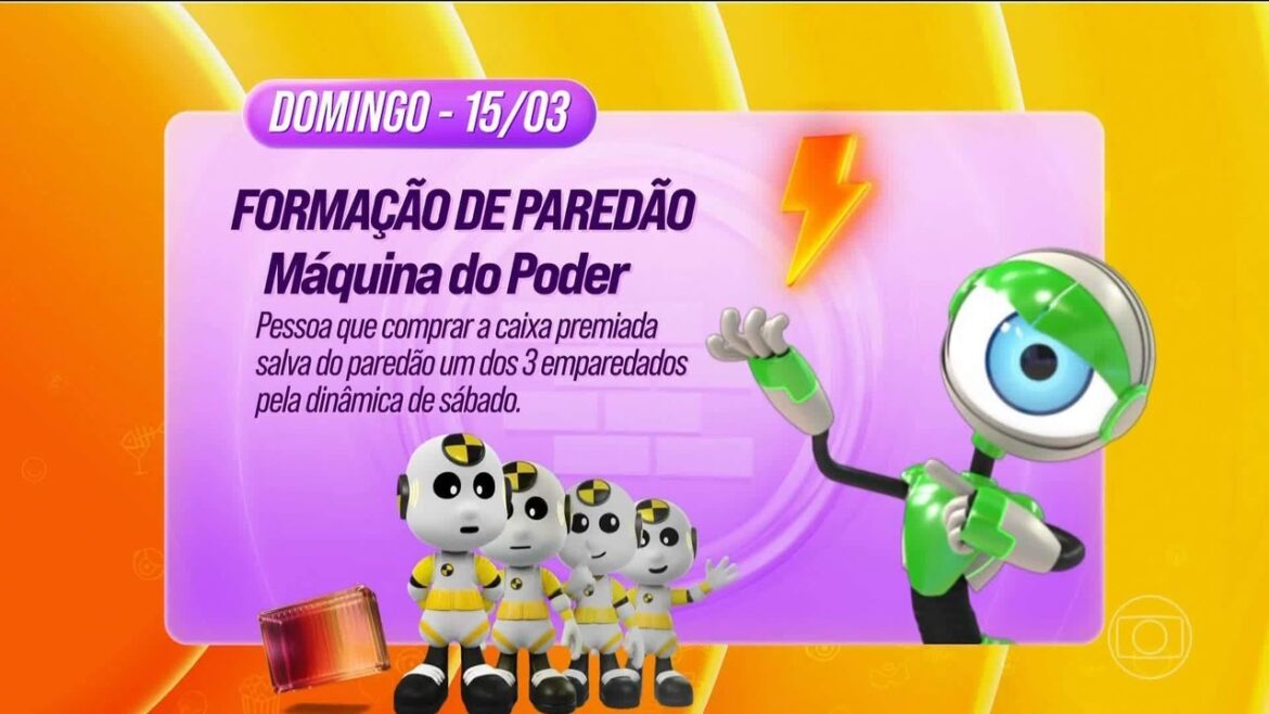 🔥 BBB hoje: MÁQUINA DO PODER salva um e forma Paredão triplo