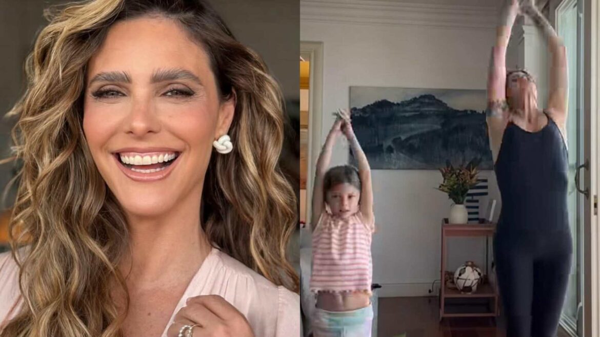 😱 FOFURA! Filha de Fernanda Lima, de 6 anos, rouba a cena na yoga