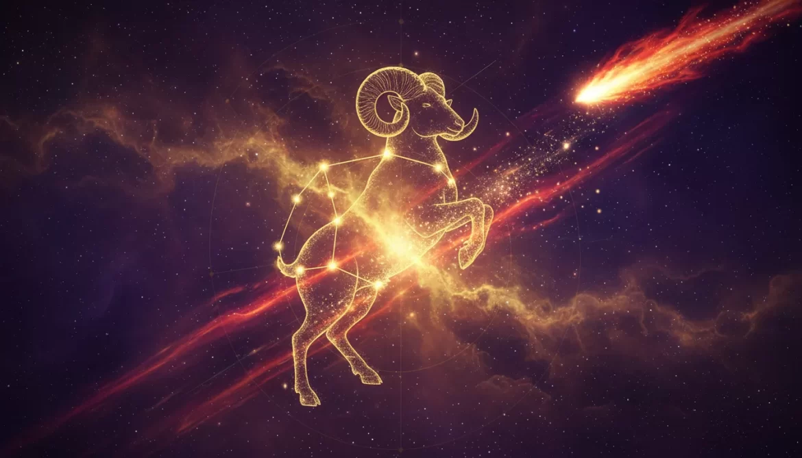 Horóscopo de Áries — 10/03/2026 — imagem gerada por IA