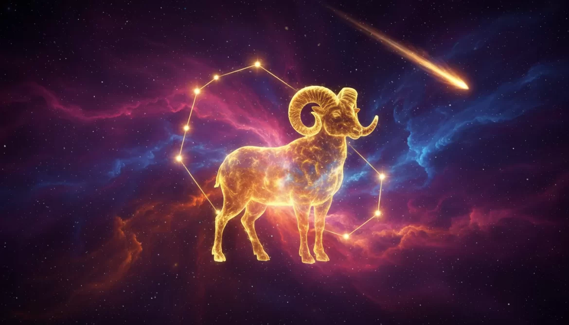 Horóscopo de Áries — 15/03/2026 — imagem gerada por IA