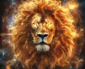 Horóscopo de Leão — 08/03/2026 — imagem gerada por IA