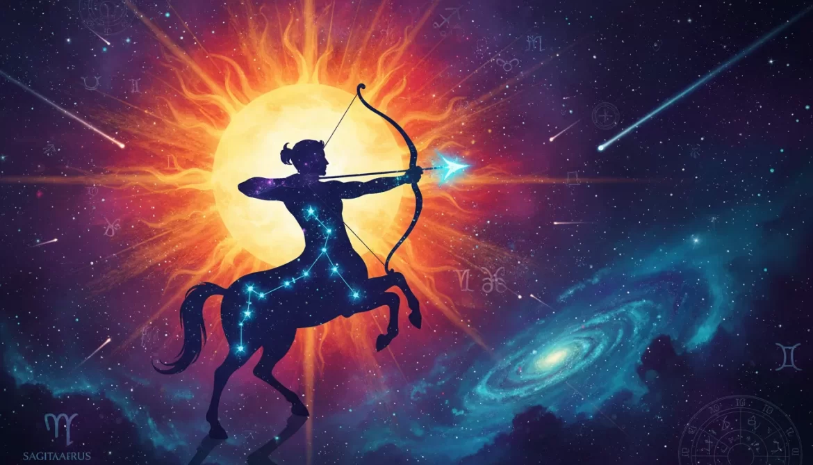 Horóscopo de Sagitário — 14/03/2026 — imagem gerada por IA