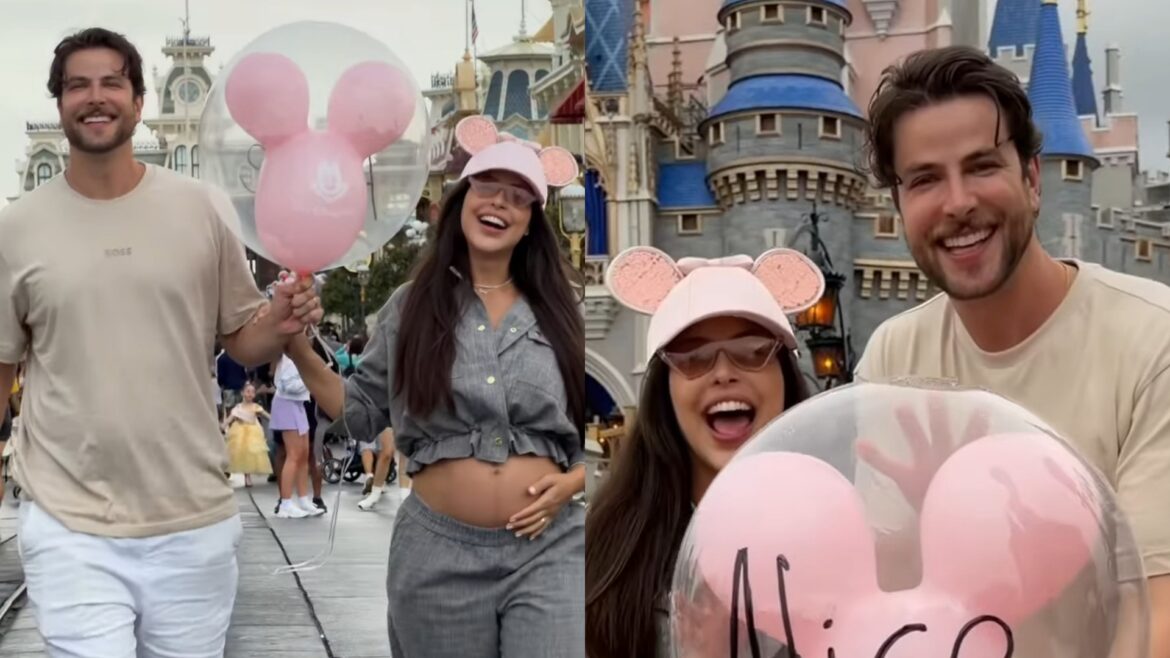🏰 MÁGICO! Ex-BBBs Laís e Gustavo revelam nome da filha na Disney