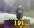 🔥 Motociclista a 191 km/h! Flagrado em rodovia DF-GO